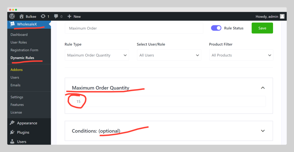 Max order quantity WooCommerce, Woooplugin