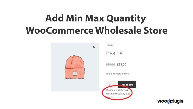 Min Max Quantity WooCommerce