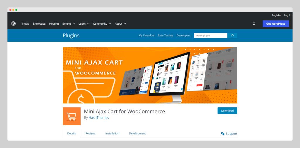 Mini Ajax Cart for WooCommerce, Woooplugin