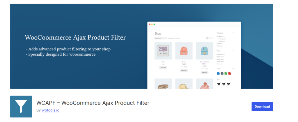 WCAPF WooCommerce AJAX Product Filters WordPress Filter Plugin