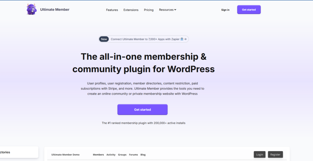 Ultimate Member Membership plugin