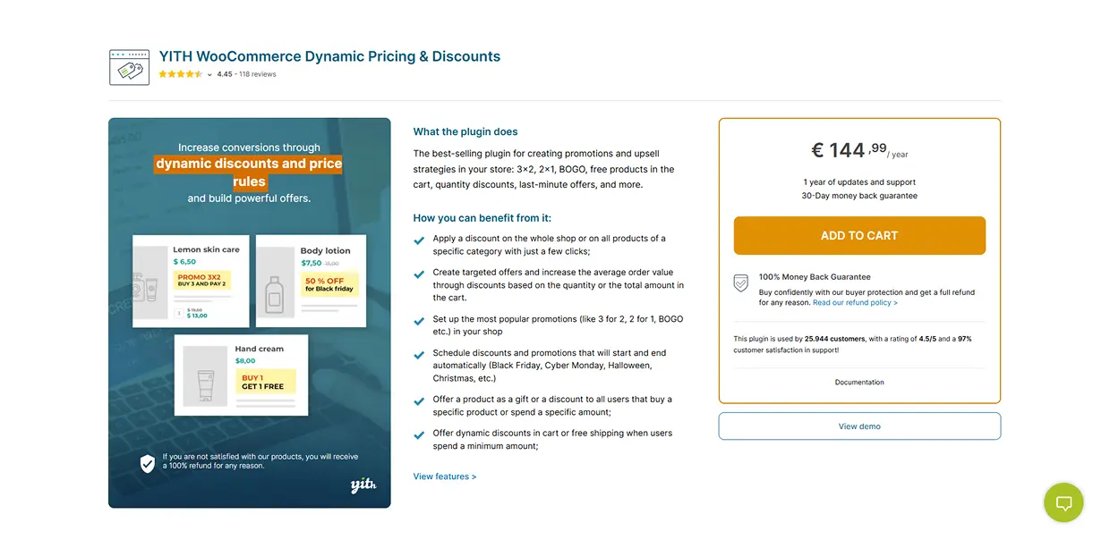 YITH WooCommerce Dynamic Pricing and Discounts Plugin