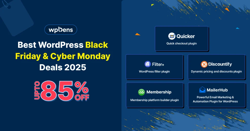 Best WordPress Black Friday & Cyber Monday Deals 2025 1 WordPress Black Friday Cyber Monday Deals