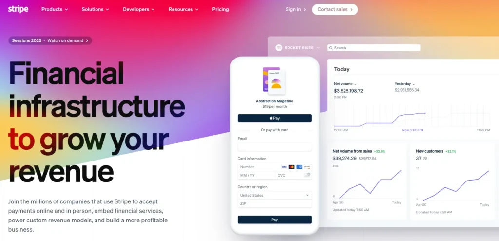 Stripe payment gateway option for WooCommerce one-click checkout
