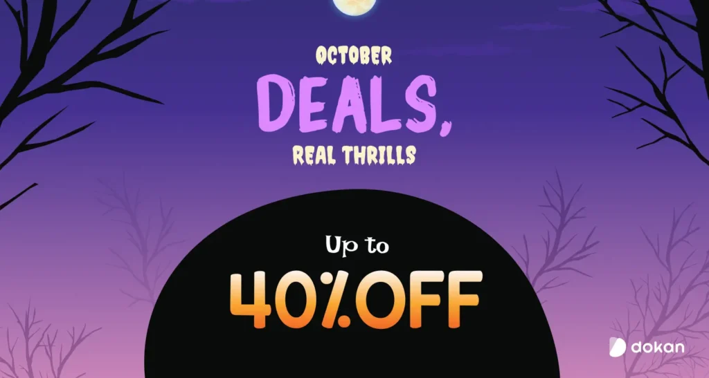Dokan October (Halloween) campaign weDevs-2025