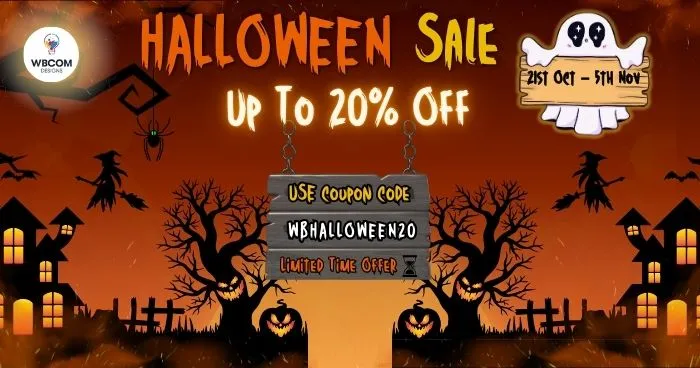 Wbcom Designs Halloween sale