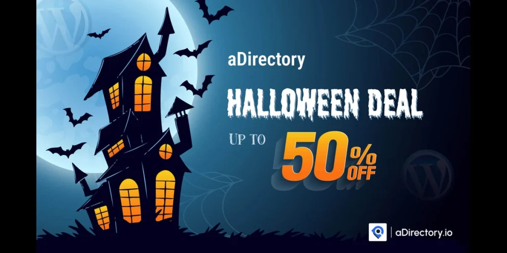 aDirectory Halloween Deal banner
